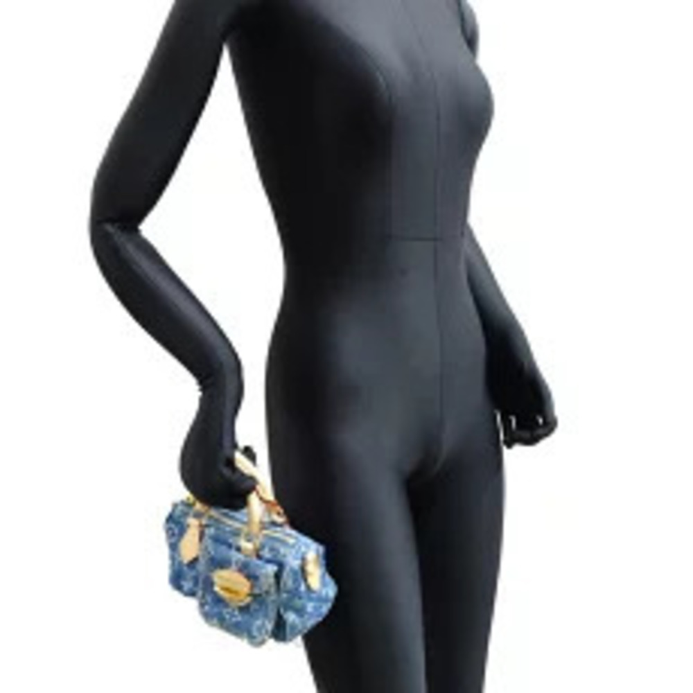 Louis Vuitton Speedy ST Handbag Monogram Denim Blue - Picture 8 of 8